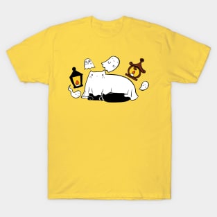 Ghost Lantern Kitty T-Shirt